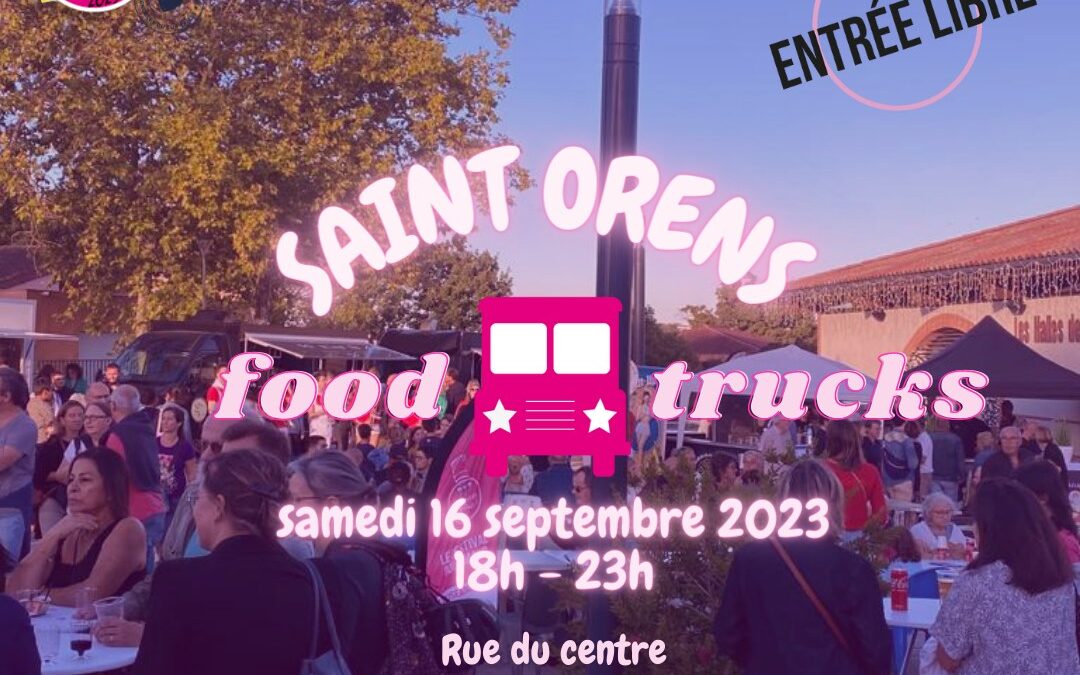 Soirée food truck le 16 septembre à Saint-Orens